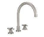 California Faucets3108XDescanso Complete Roman Tub Set Smooth Cross Handles
