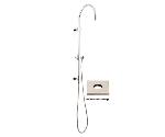 California Faucets9152Exposed Shower Column with Diverter and Sliding Bracket