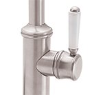 California FaucetsK10_100Davoli Pull-Down Kitchen Faucet High Spout w/ Button Sprayer